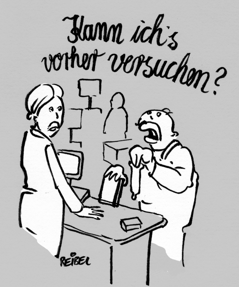 Cartoon: Warentest 1