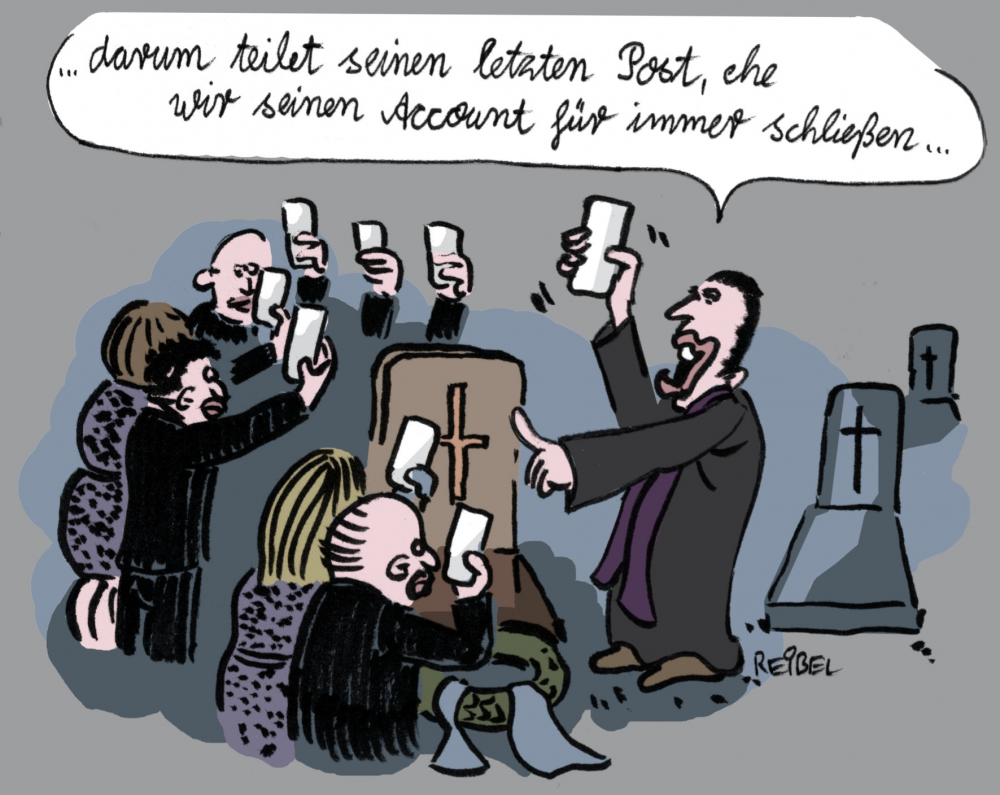 Cartoon: Letzte Ruhe 1