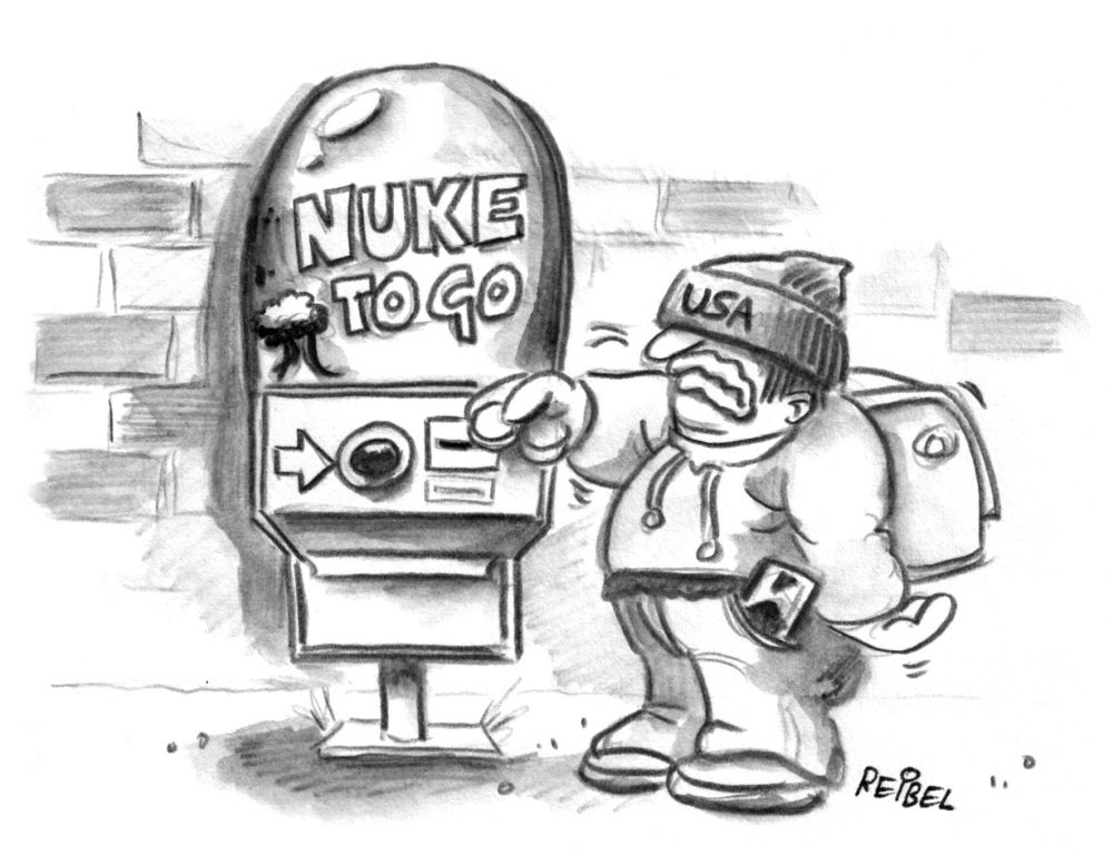Cartoon: Waffenlobby 1