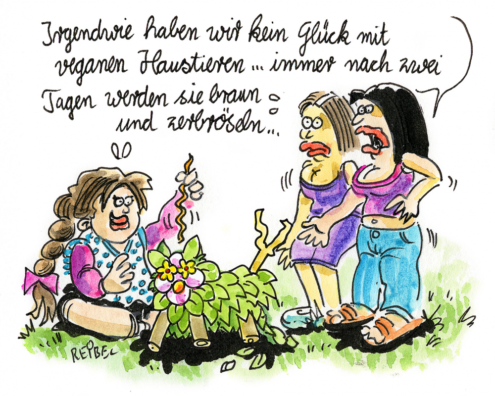 Cartoon: Vegan 1