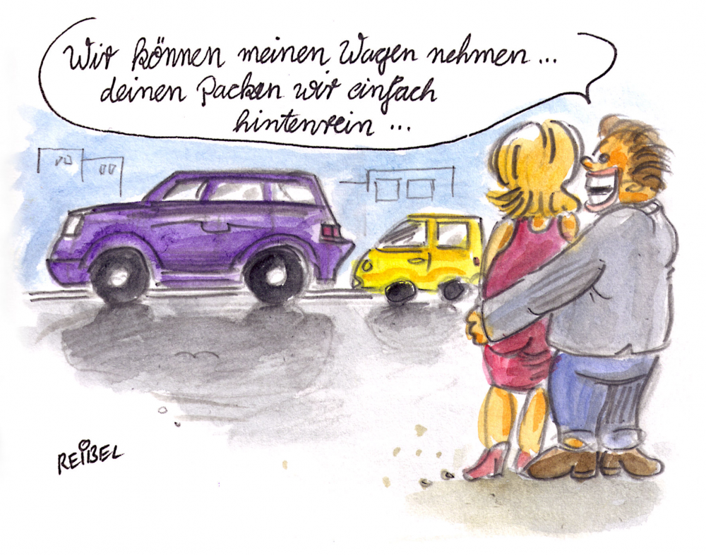Cartoon: Größenwahn 1