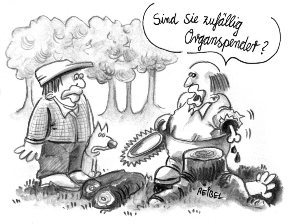 Cartoon: Waldweg 1