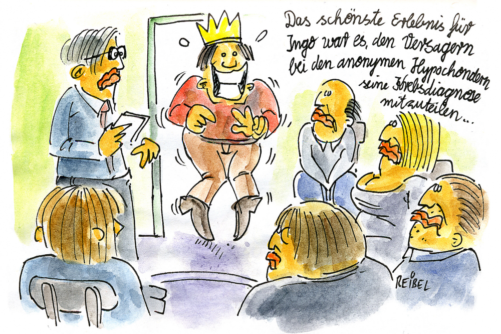 Cartoon: einmal König 1