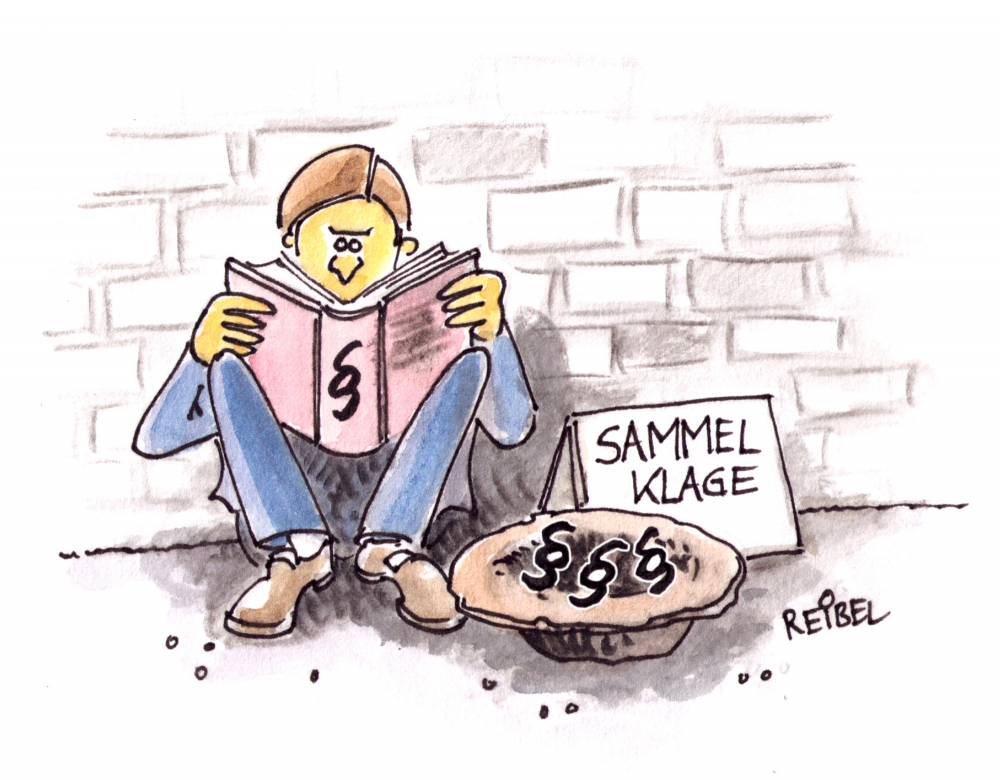 Cartoon: Mittellos 1