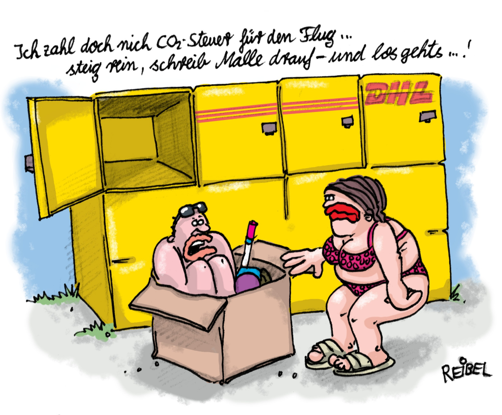 Cartoon: Flugschamlos 1