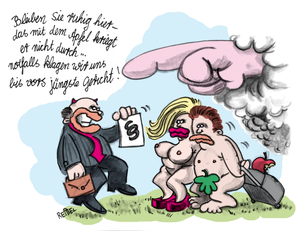 Cartoon: Adam+Eva 1