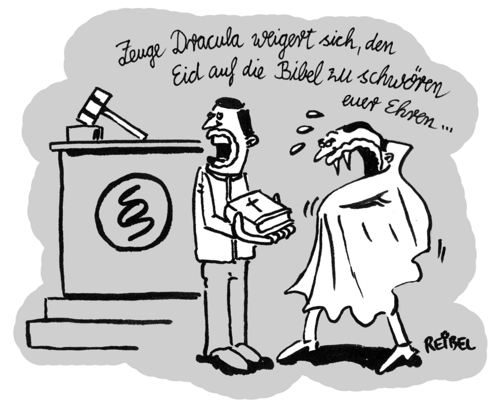 Cartoon: Schwörgericht 1