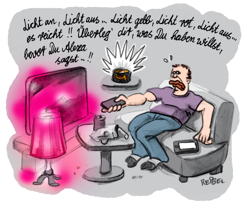 Cartoon: Widersprach-Assistentin 1