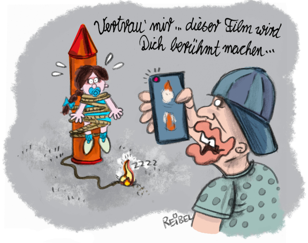 Cartoon: Feuerwerker 1