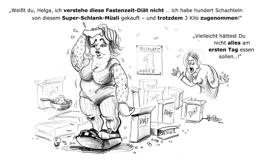 Cartoon: Fastenfood 1