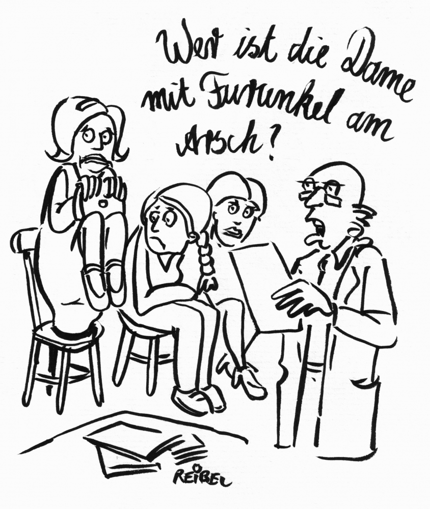 Cartoon: Wartezimmer 1