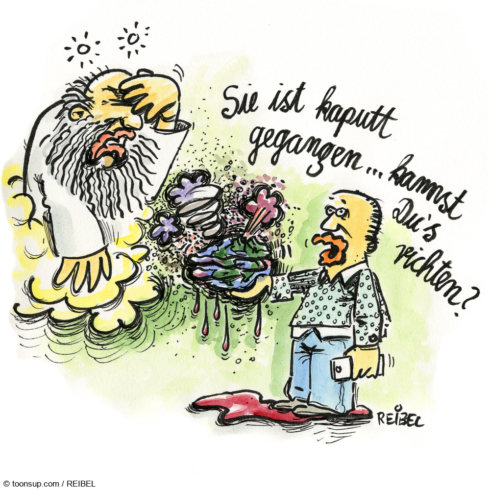 Cartoon: Neustart erforderlich 1