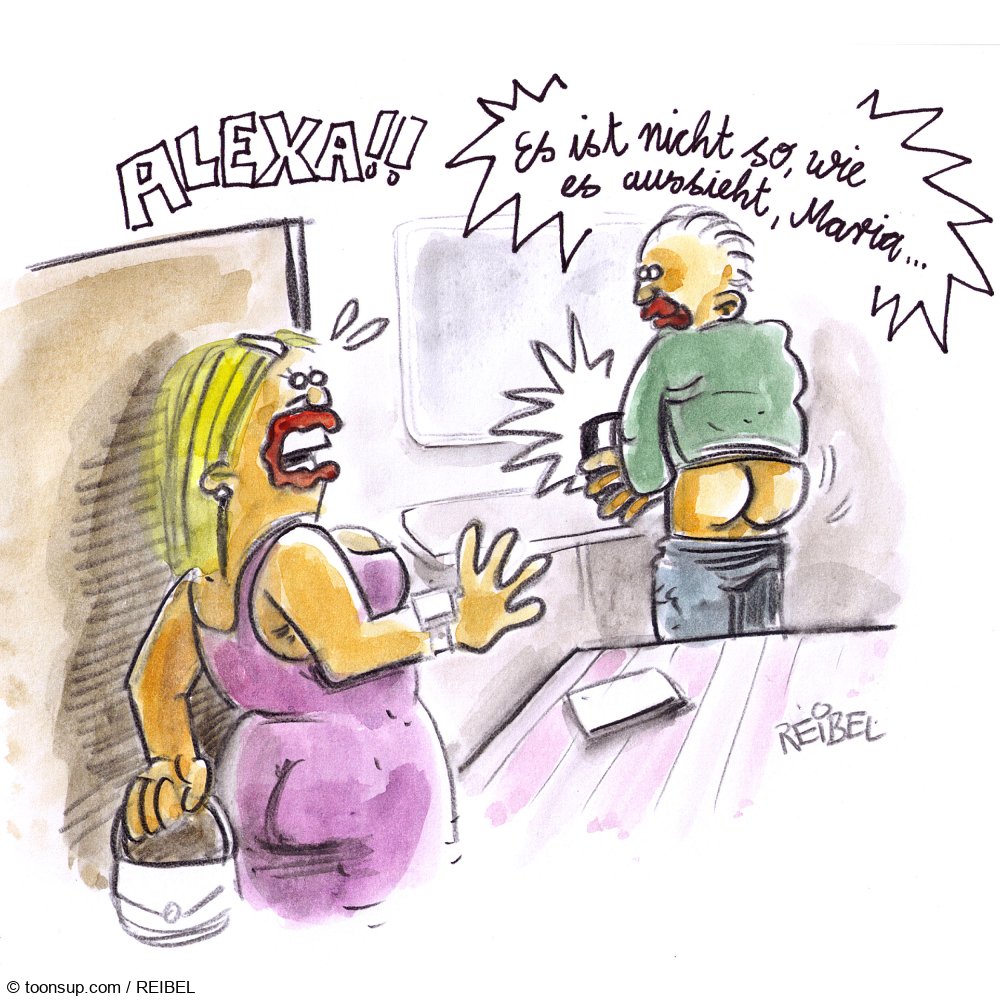 Cartoon: Sprachassistenz 1
