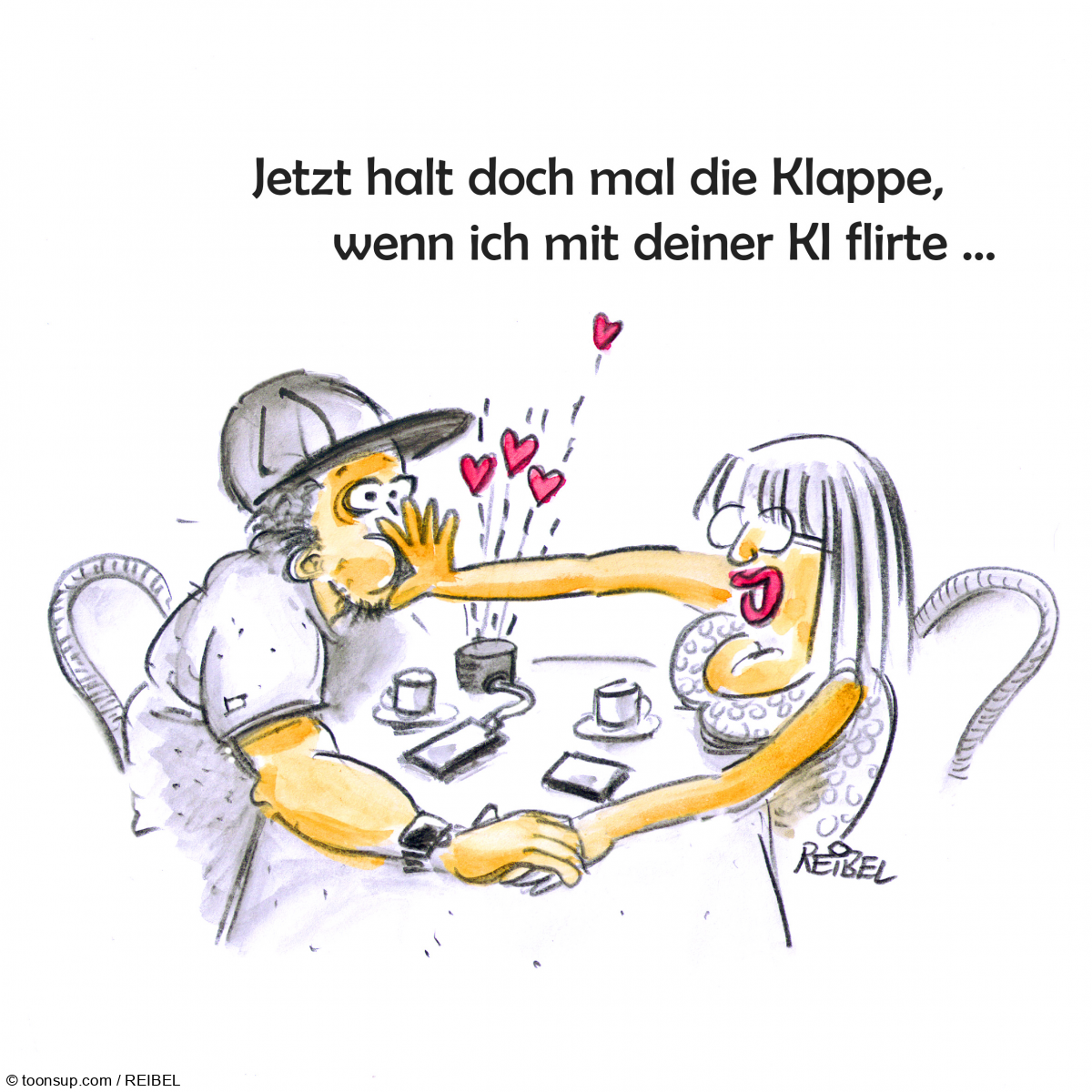 Cartoon: Verdrängung 1