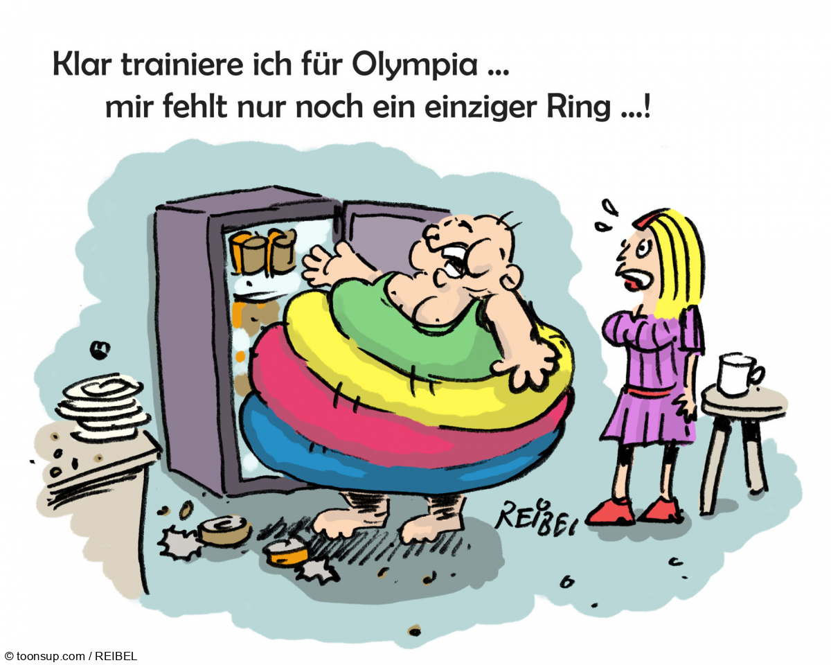 Cartoon: Olympischer Gedanke 1