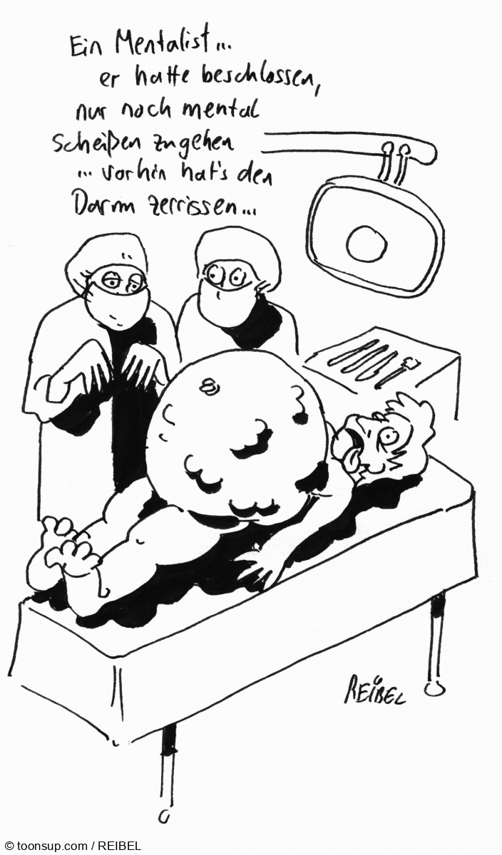 Cartoon: Mentalistenschicksal 1