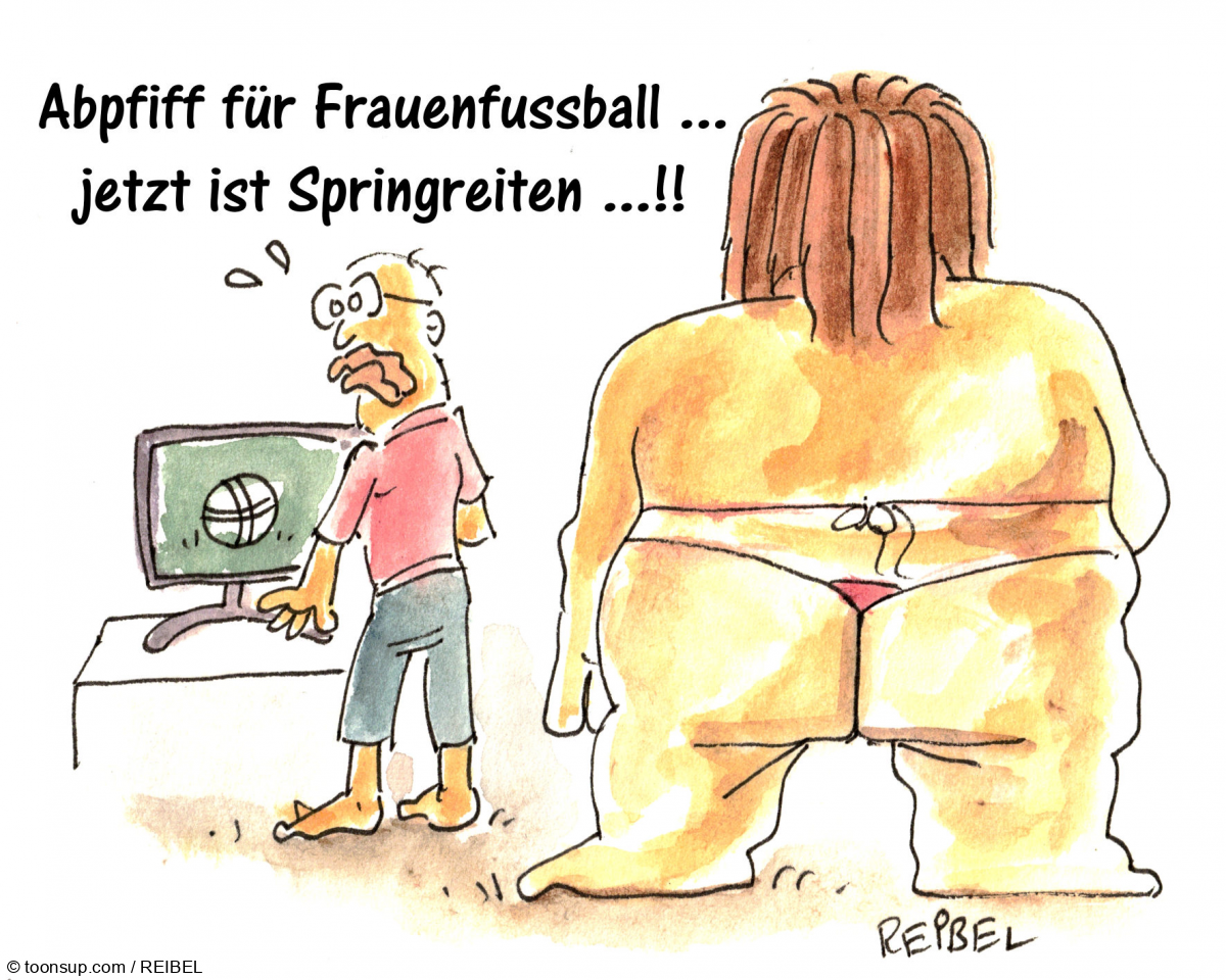 Cartoon: Sportprogramm 1