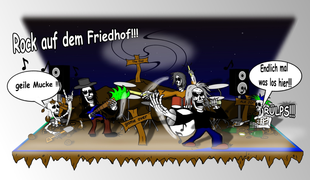 Picture Puzzle: Rock auf dem Friedhof 1