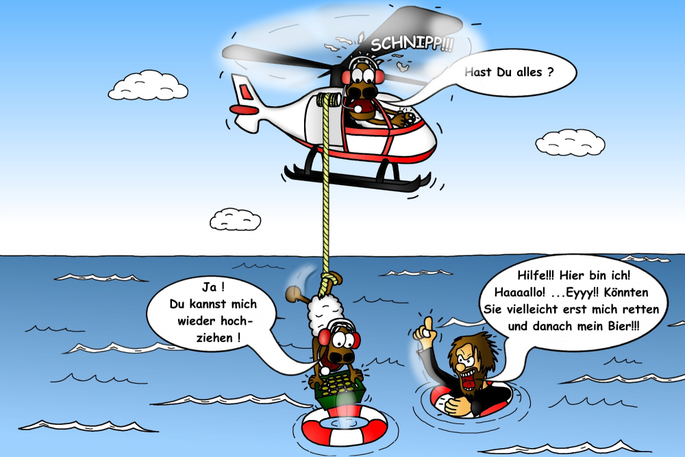 Cartoon: Seenotrettung 1