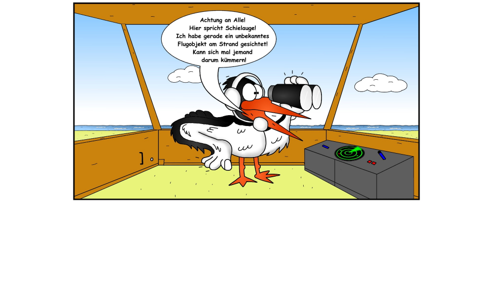 Comic: Luftraumüberwachung 1
