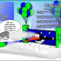 Vogelwaschanlage