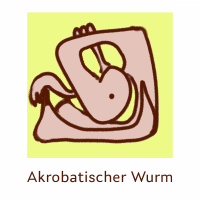 akrobatischer wurm