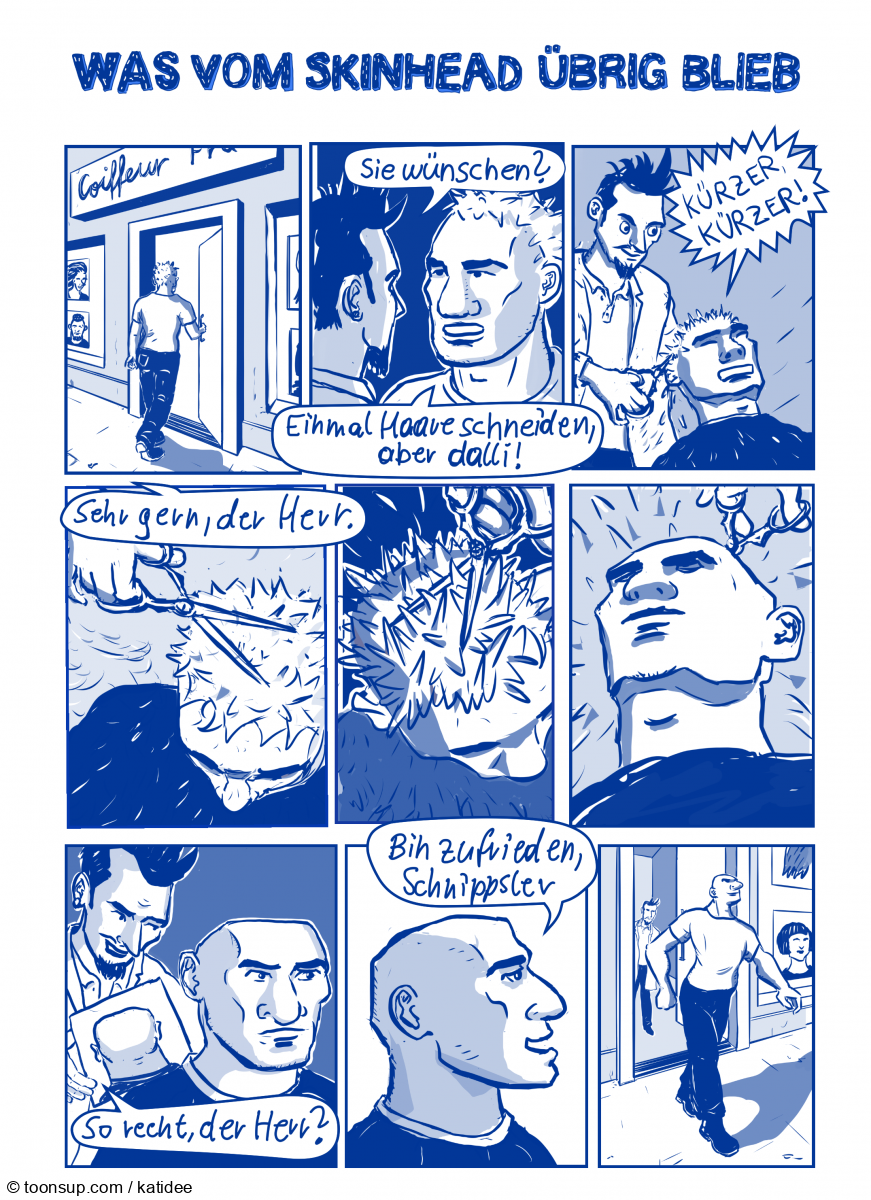 Comic: WAS VOM SKINHEAD ÜBRIG BLIEB 1