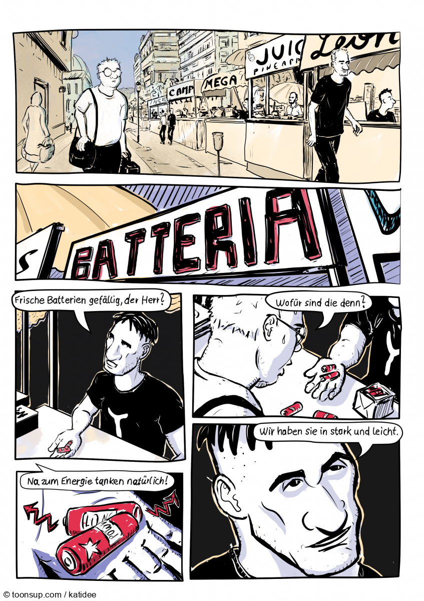 Comic: BATTERIEN IN FERNEN LÄNDERN 2