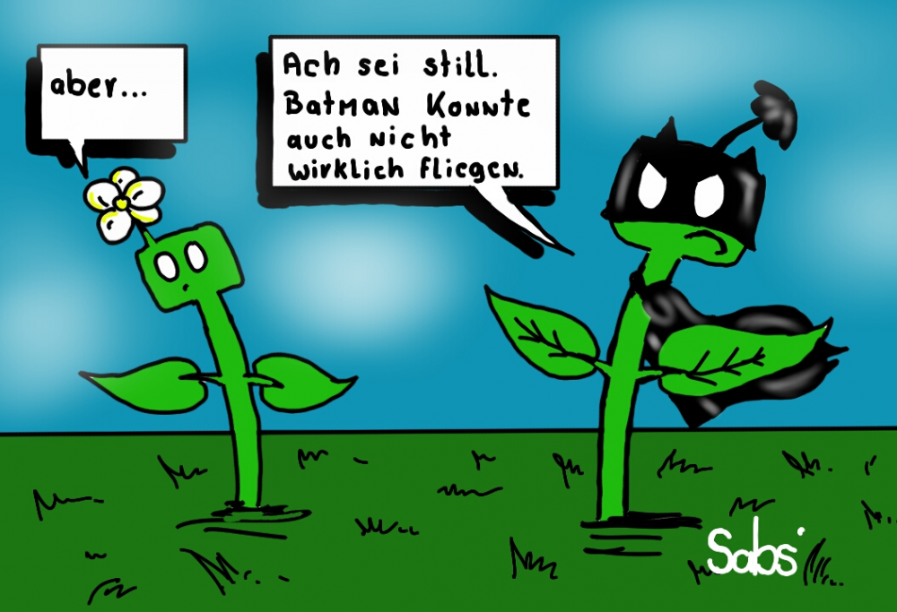 Cartoon: Batblume 1