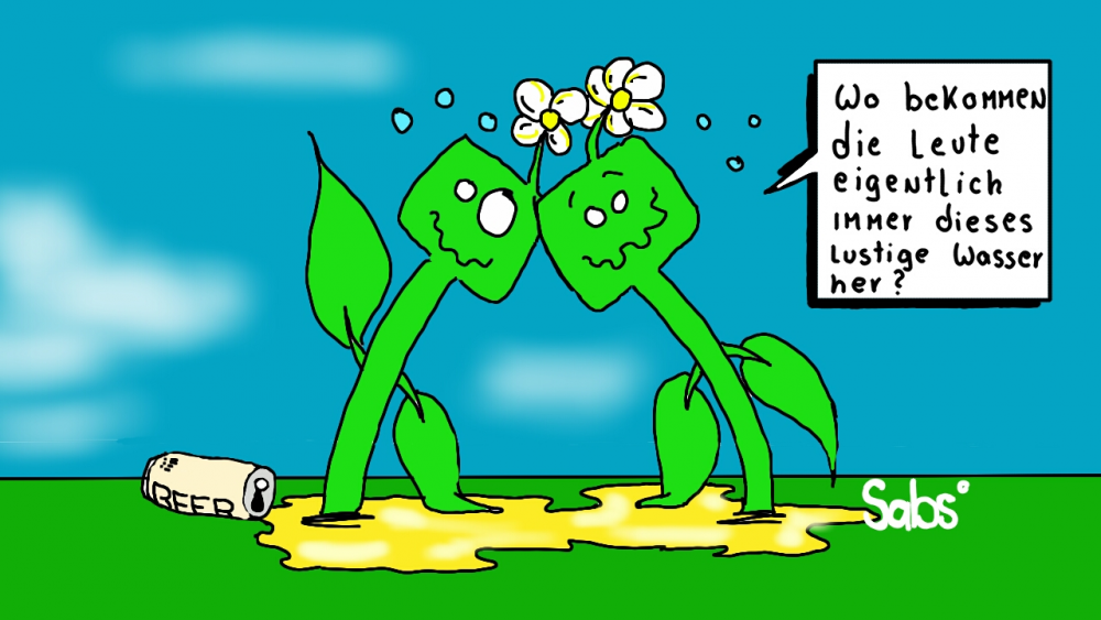 Cartoon: Lustiges Wasser 1