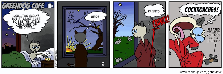 Cartoon: GDC Little Creatures of the Dawn 1
