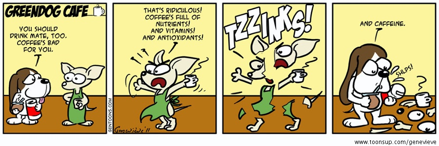 Cartoon: GDC Coffee is Full of Vitamins 1
