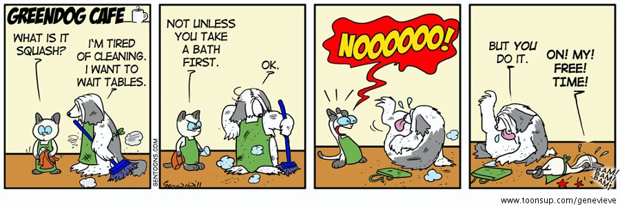 Cartoon: GDC Take a Bath 1
