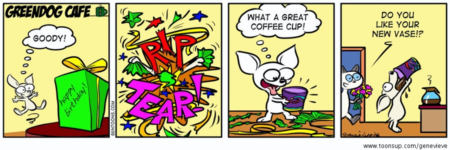 Cartoon: Huge a$$ coffee cup 1
