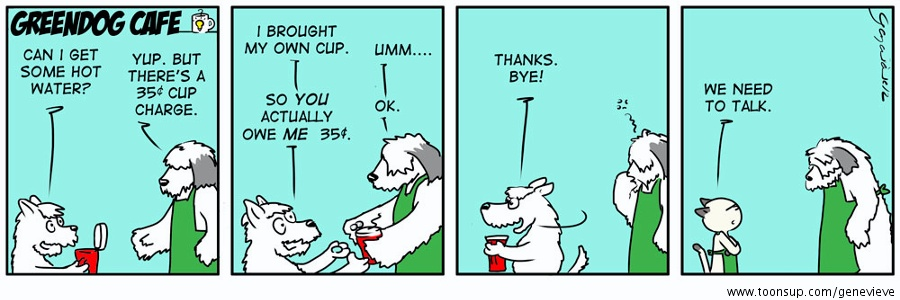 Cartoon: You Owe Me 1