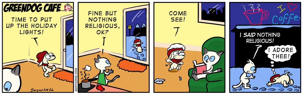 Comic: Weihnachtsbeleuchtung 1