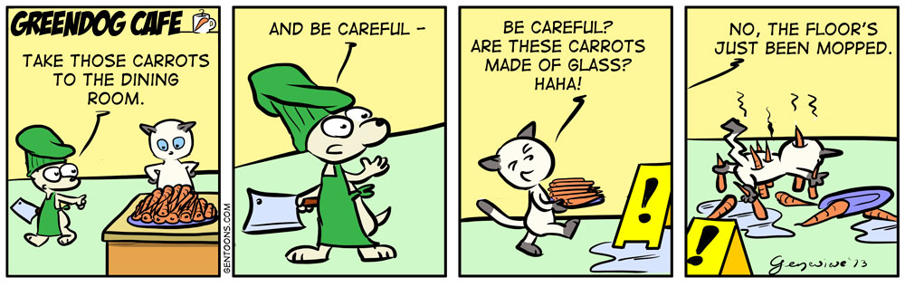 Comic: Achtung!  Scharfe Karrotte! 1