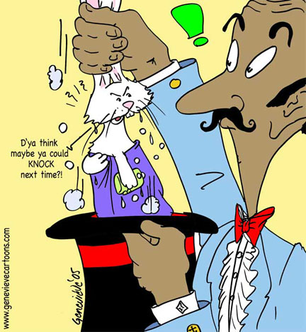 Cartoon: Rabbit in the Hat 1