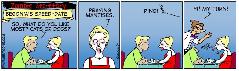 Comic: Zombie Secretary: Speed Date 1