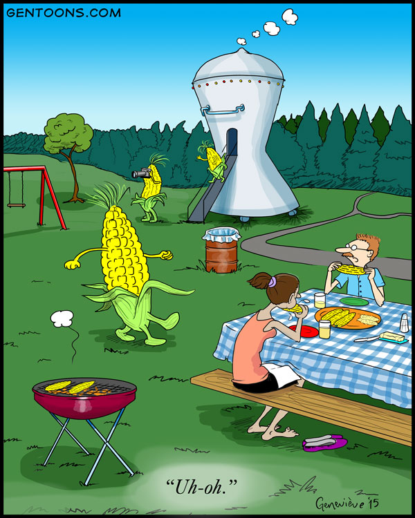 Cartoon: Mais-Aliens 1