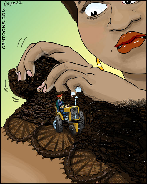 Cartoon: Cornrows 1