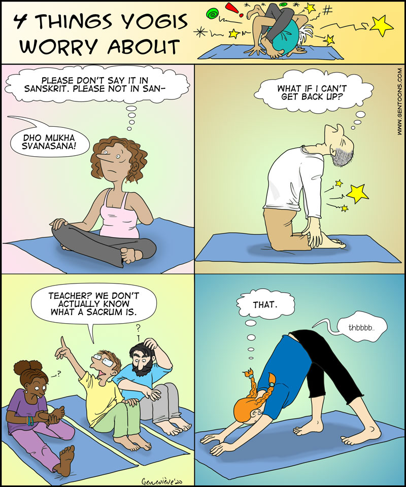 Cartoon: 4 Things Yogis Worry About 1