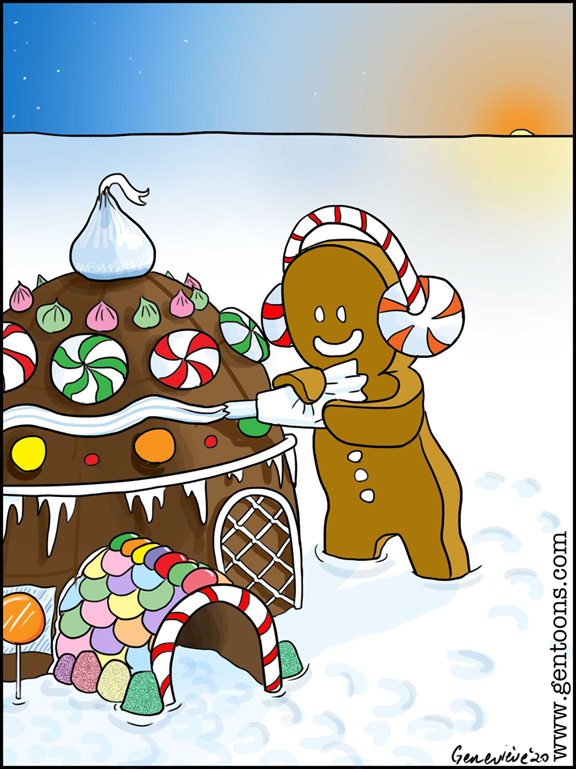Cartoon: Upvent Lebkuchenhaus 1