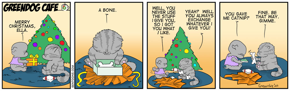Comic: Ella and Earl Exchange Christmas Presents 1