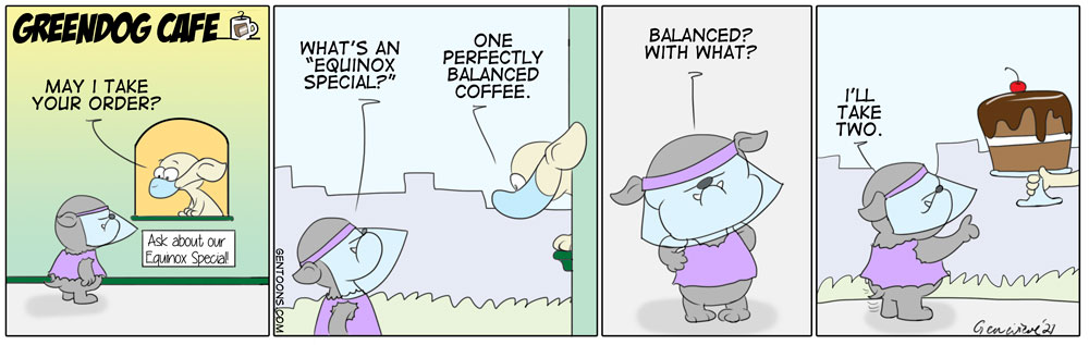 Comic: Equinox 2021: A Perfectly Balanced Coffee 1