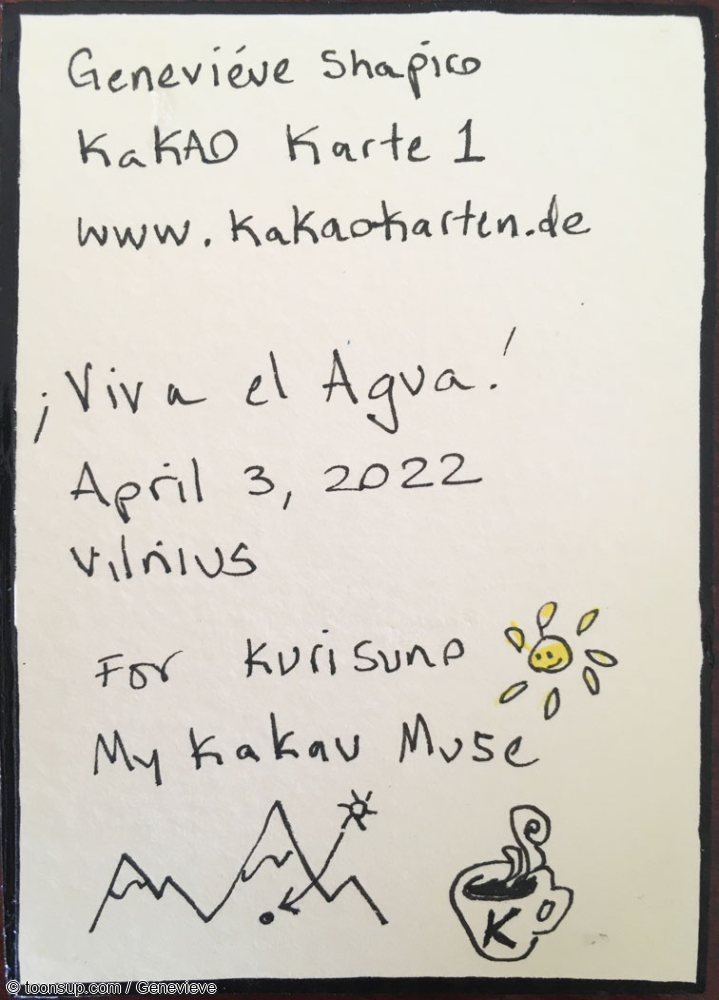 Illustration: KaKao Karte für Kurisuno - Wasser 2