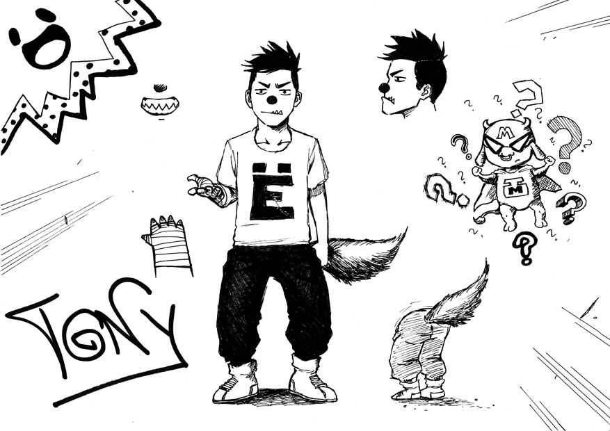 Concept Art / Character Design: Gestatten sie, mein Name ist Tony 1