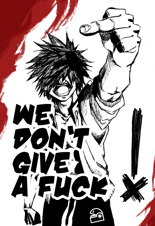 Illustration: WE DON'T GIVE A FUCK! 1