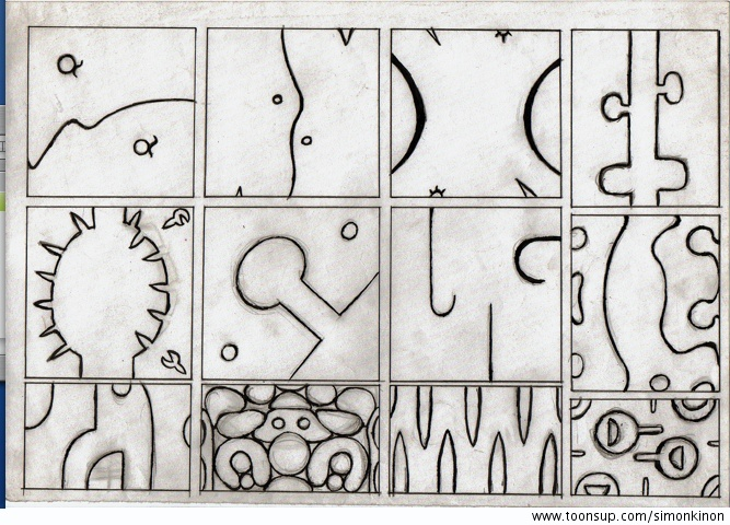 Cartoon: Abstrakt Comic! 1
