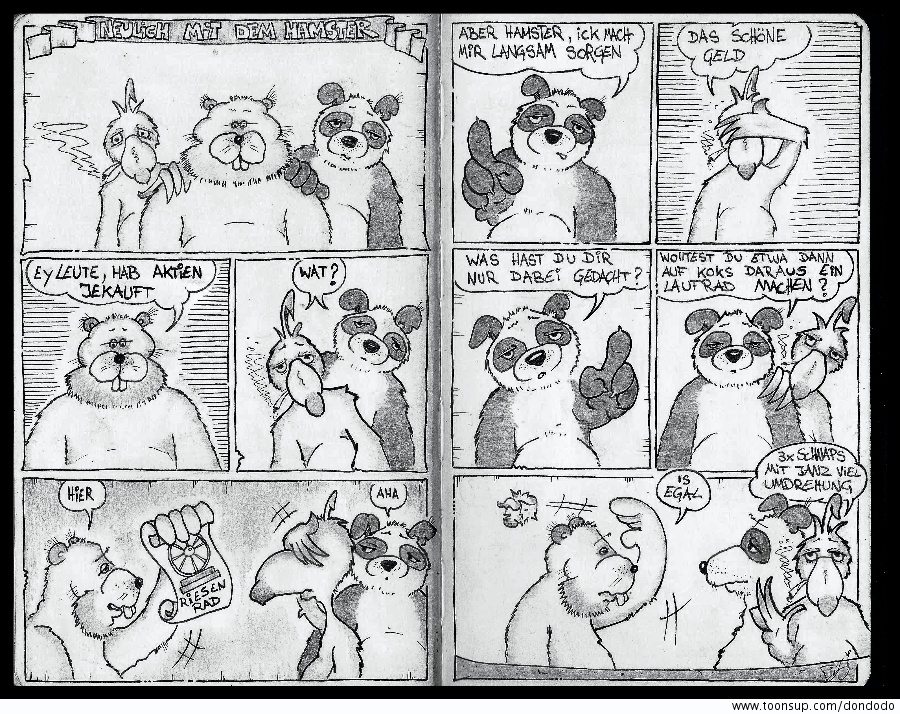 Comic: Neulich mit dem Hamster 1